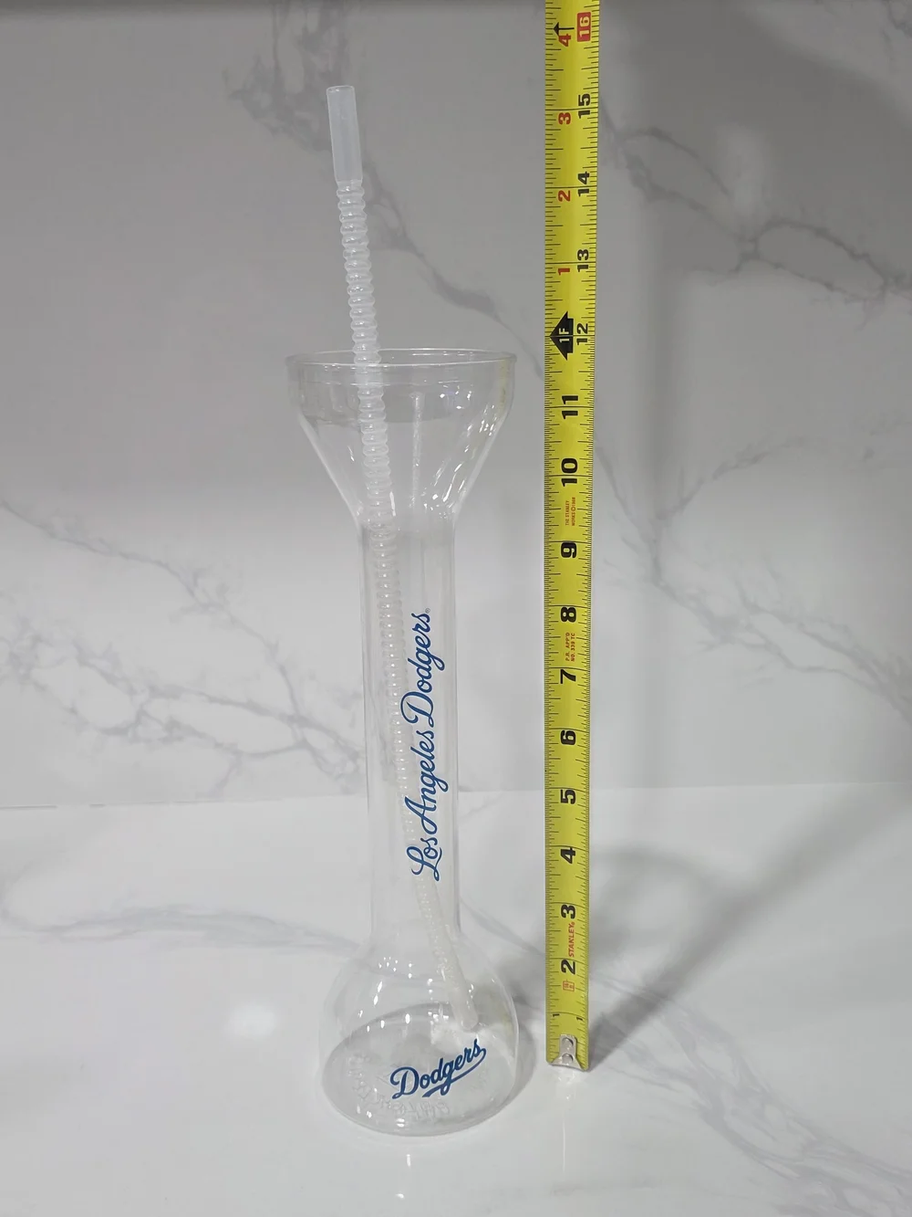 Los Angeles Dodgers Souvenir Plastic Yard Glass